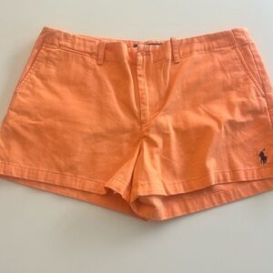 Orange Ralph Lauren shorts